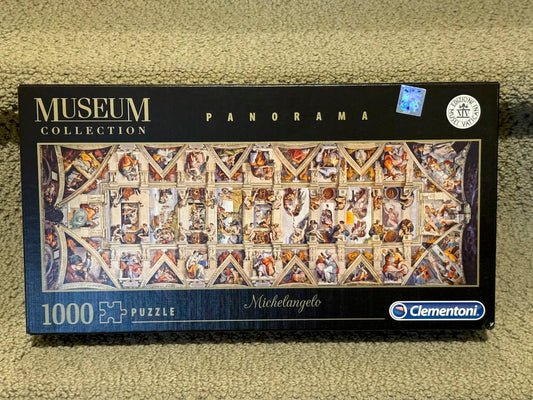 Panoramic 1000pc Sistine Chapel, Clementoni Museum Collection